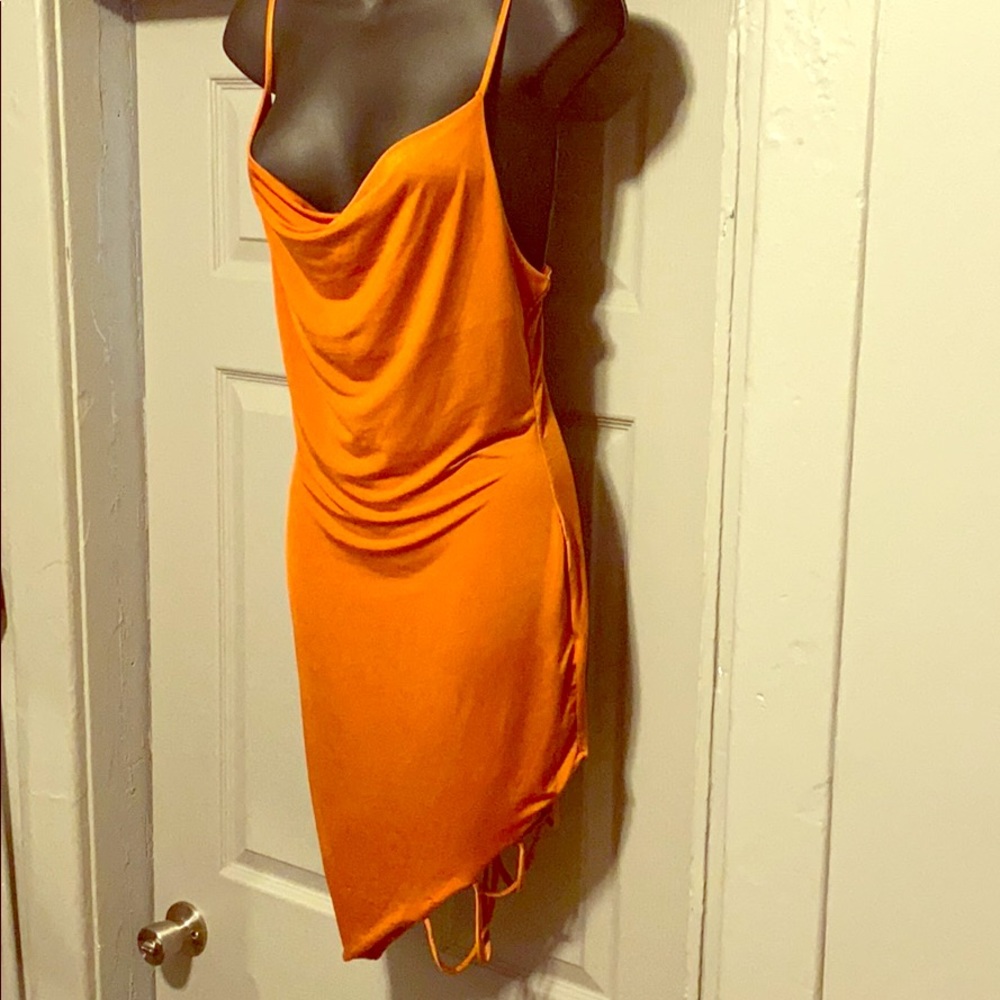 Rust colored dress